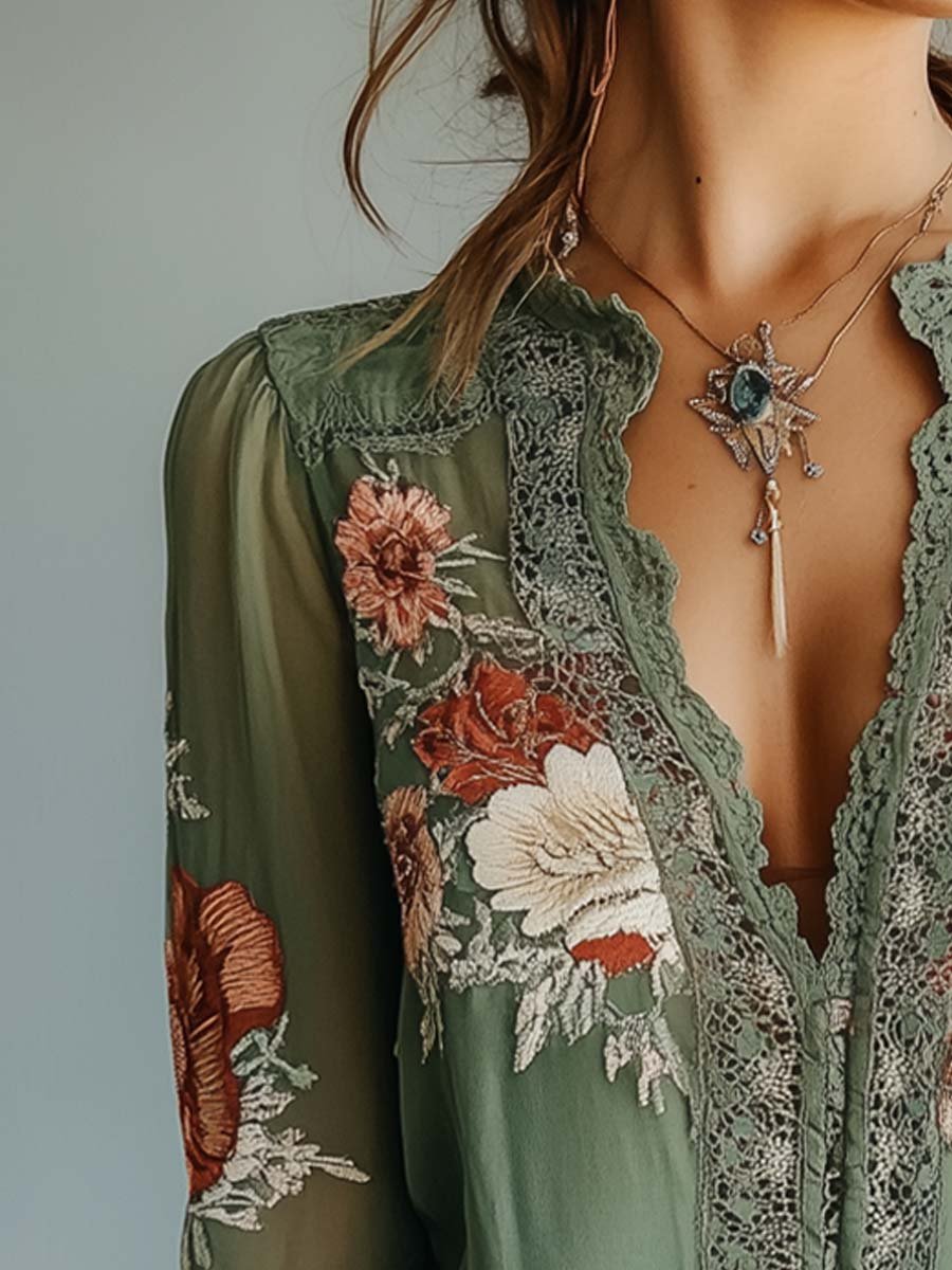 Flora Lace Blouse