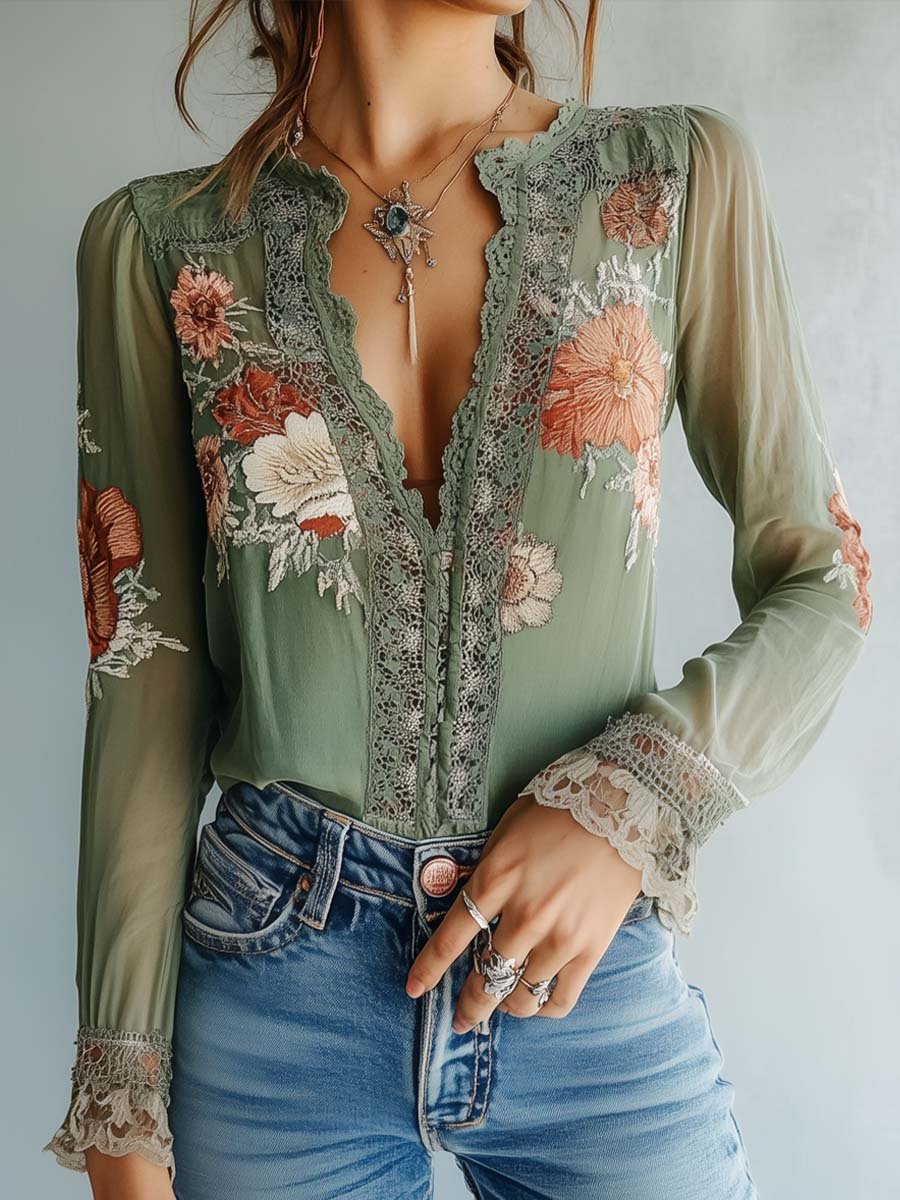 Lace Blouse Flora