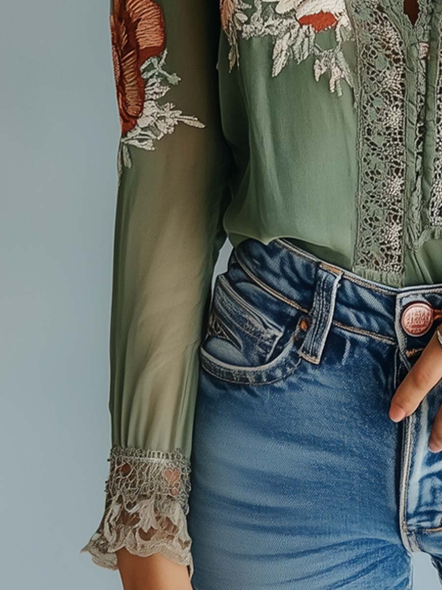 Lace Blouse Flora