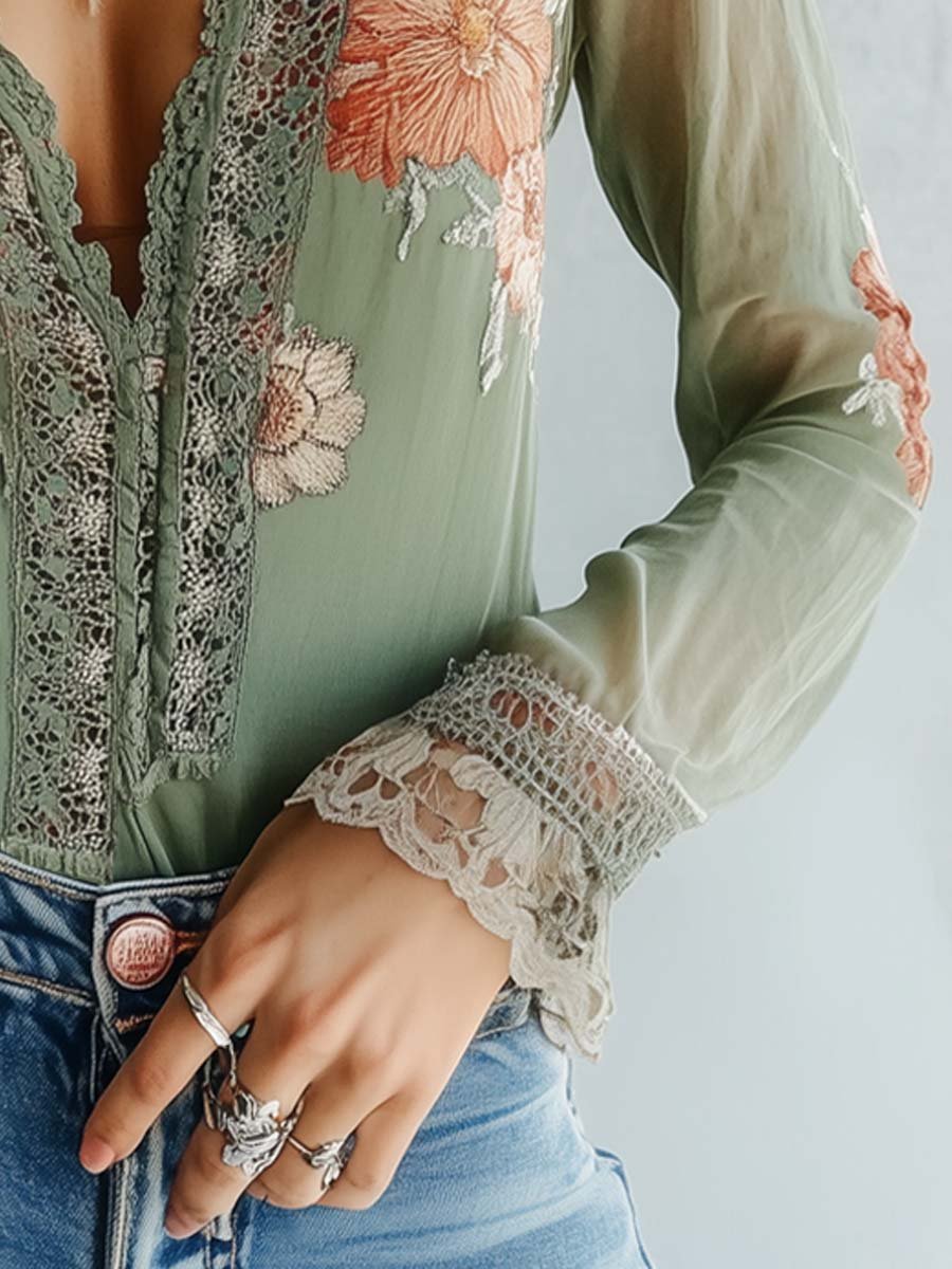 Flora Lace Blouse