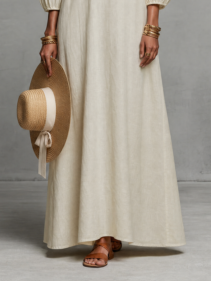 Off-the-Shoulder Maxi Dress