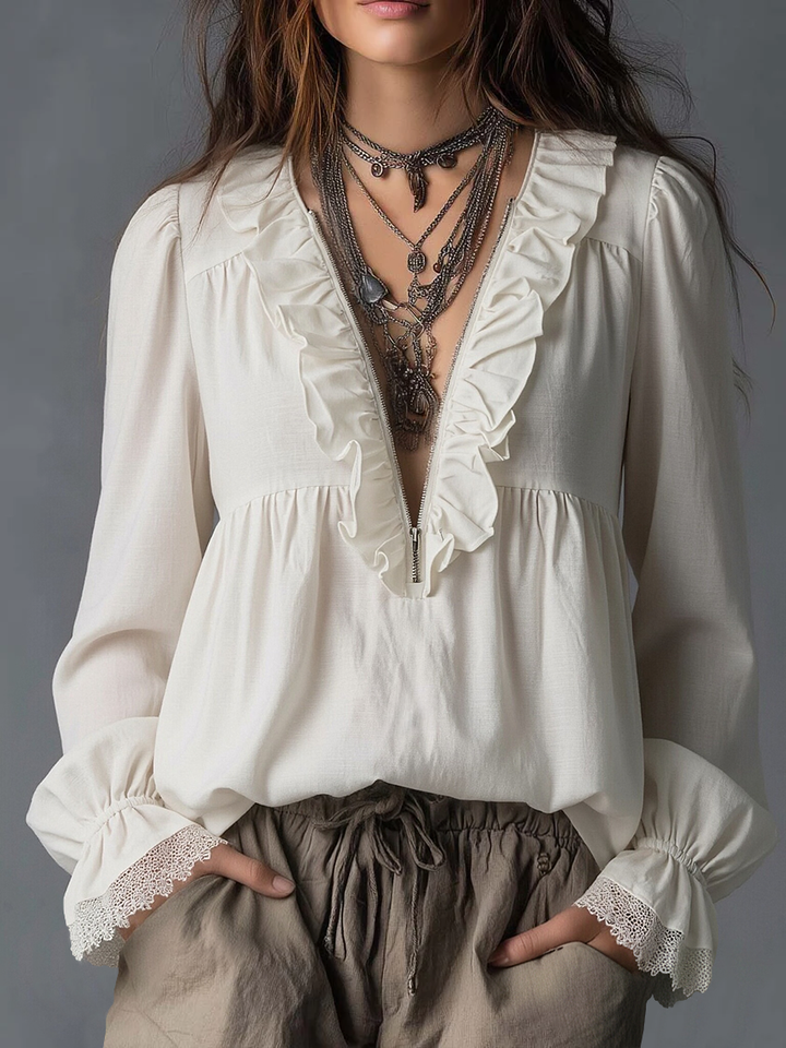 Ruffled Blouse