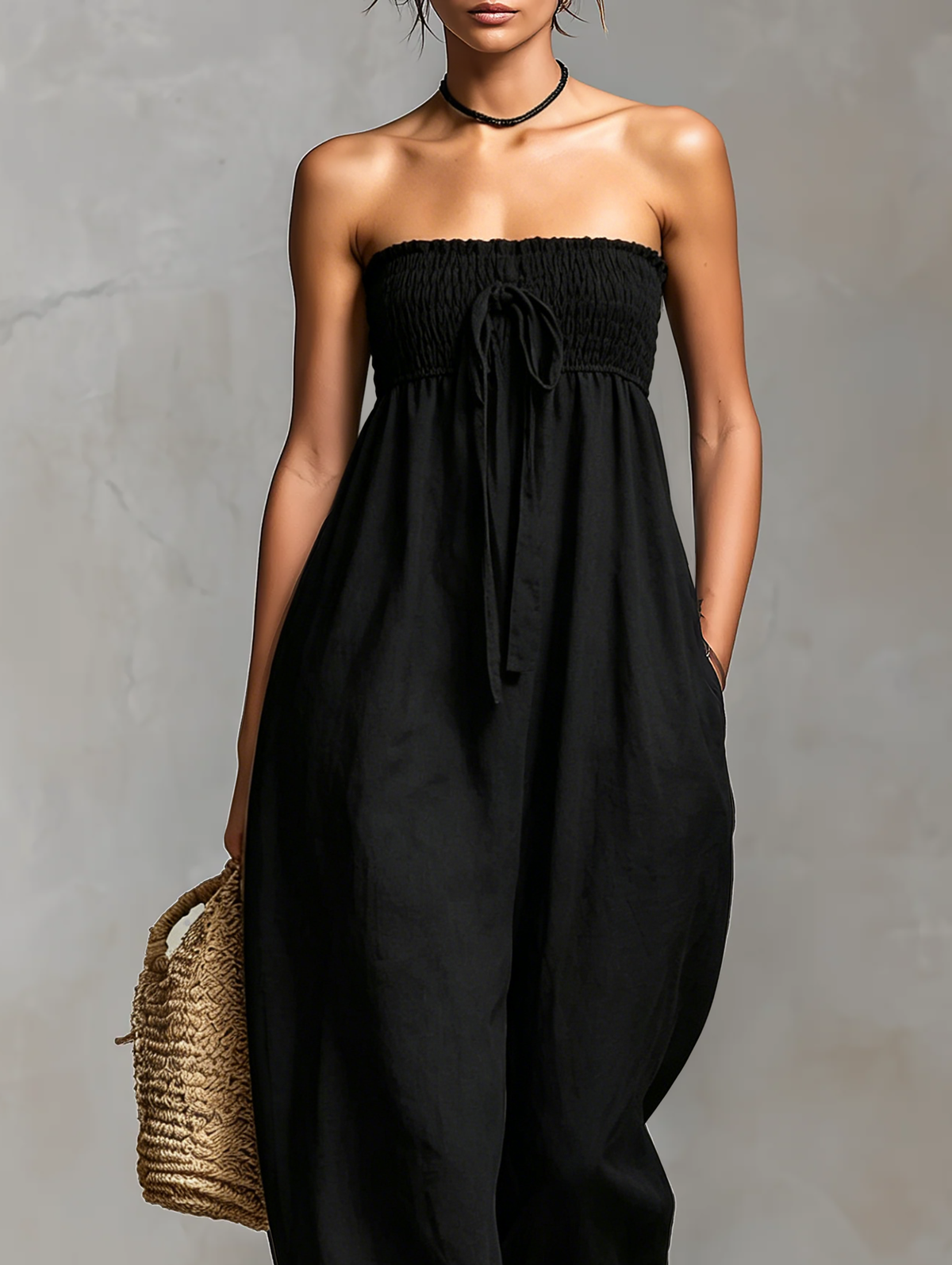 Linen Blend Jumpsuit
