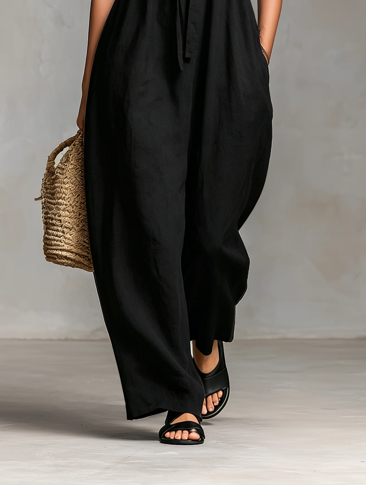 Linen Blend Jumpsuit