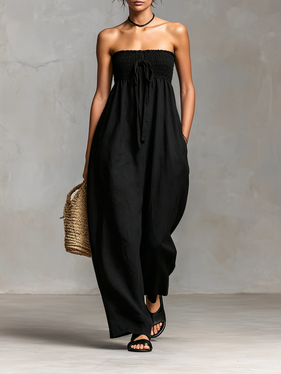 Linen Blend Jumpsuit