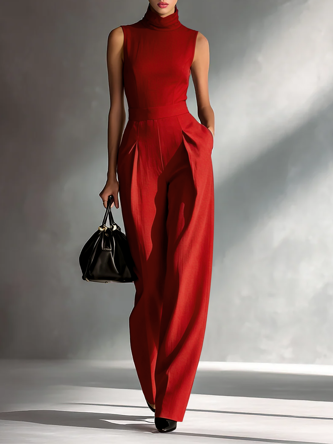 Burgundy Jumpsuit