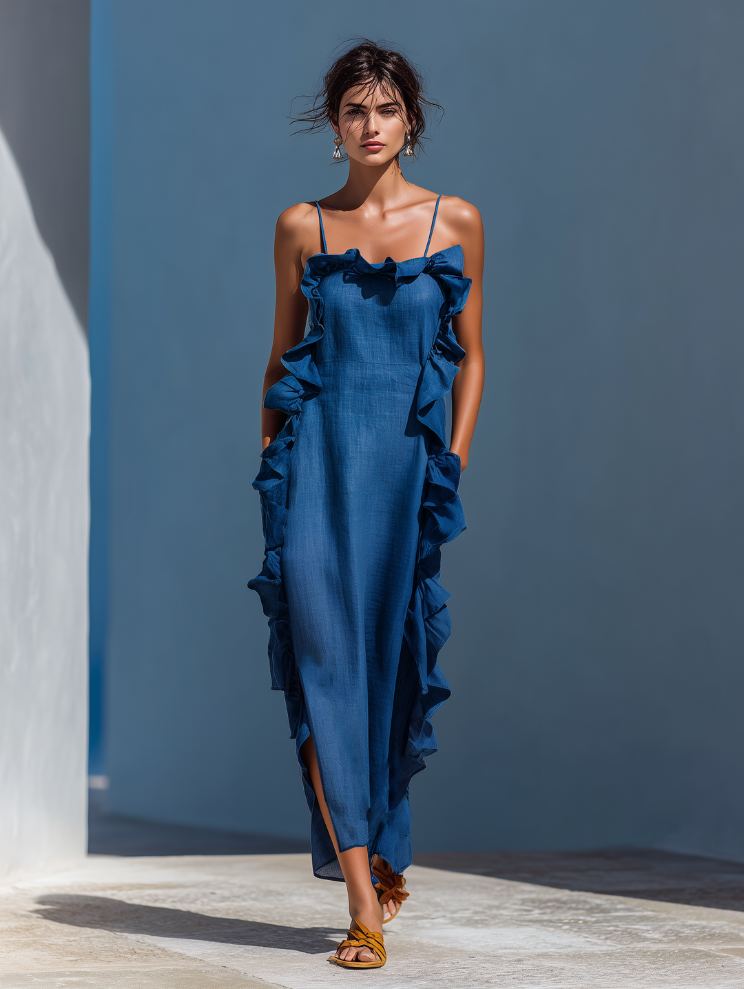 Ruffle Maxi Dress