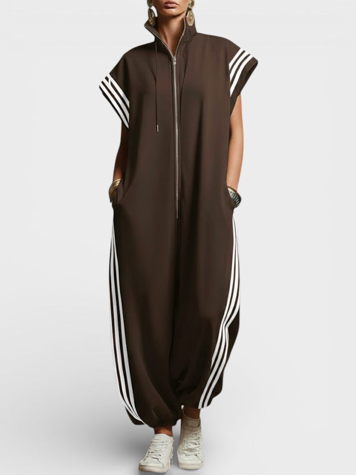 Valeria Zip Jumpsuit