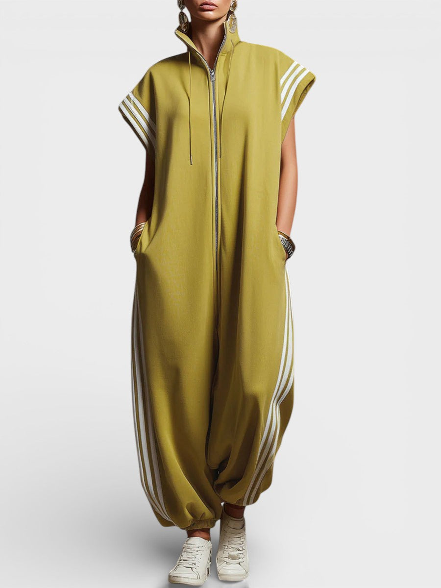 Valeria Zip Jumpsuit