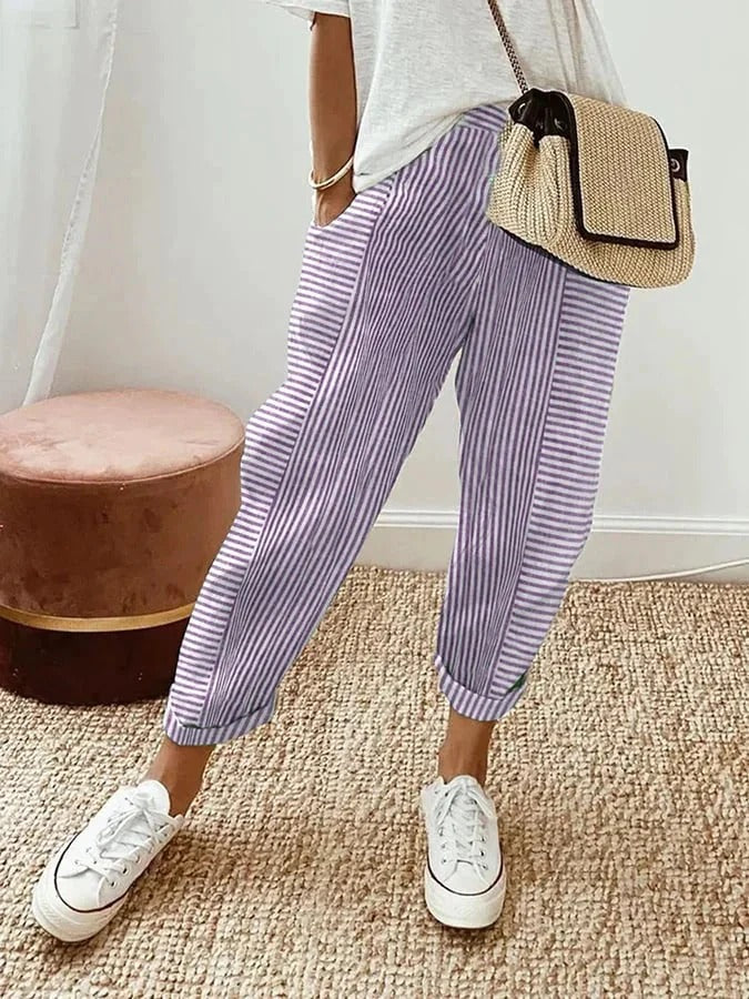Rylie Striped Trousers