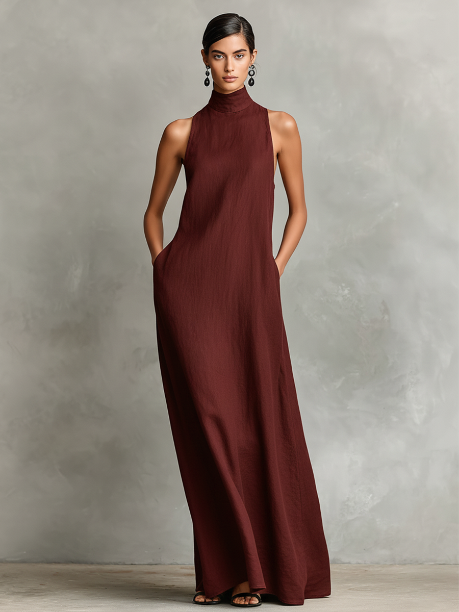 Linen Maxi Dress