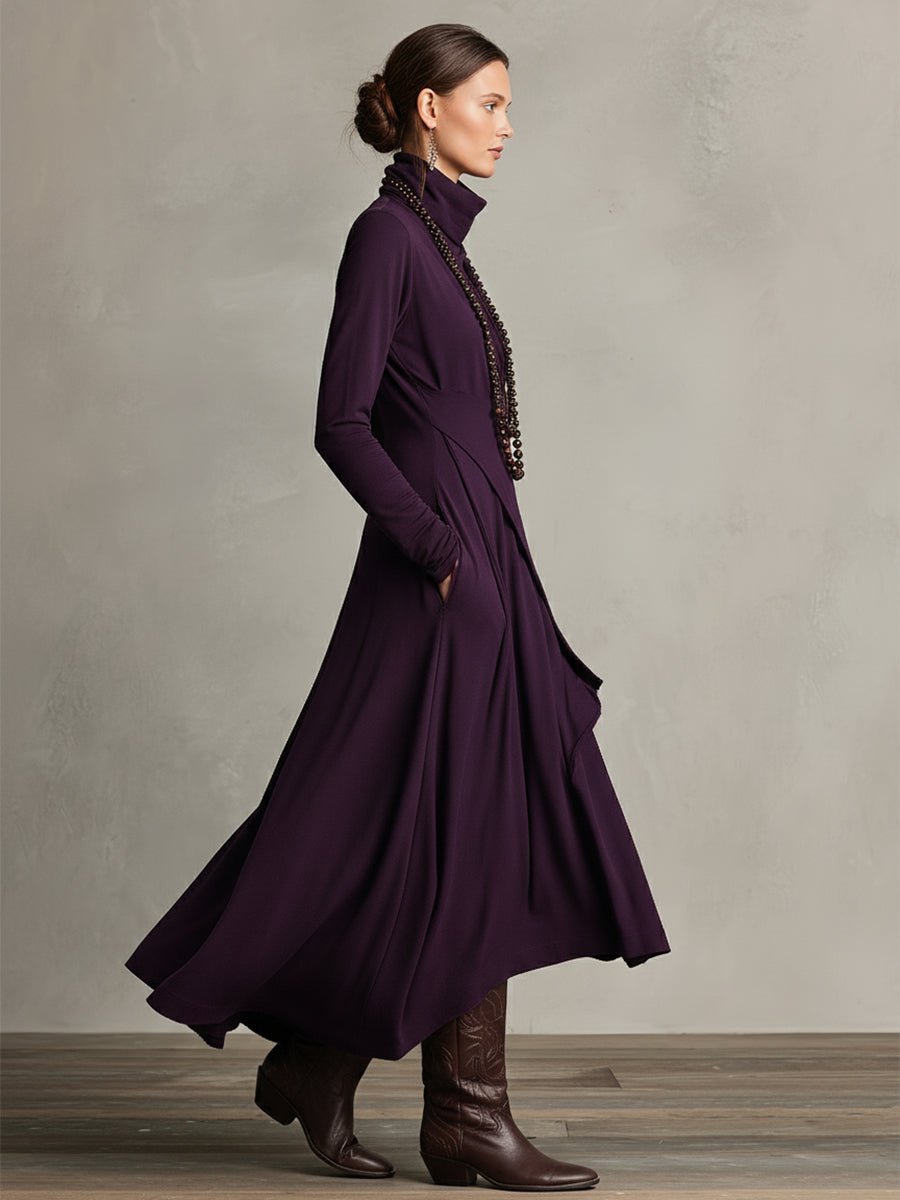Draped Maxi Dress
