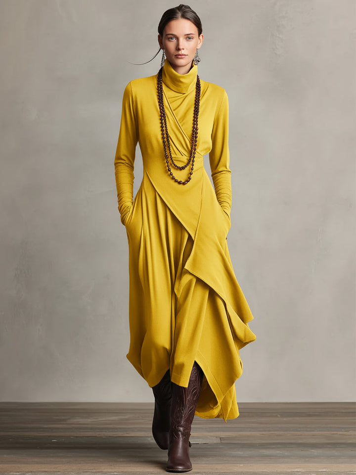 Draped Maxi Dress