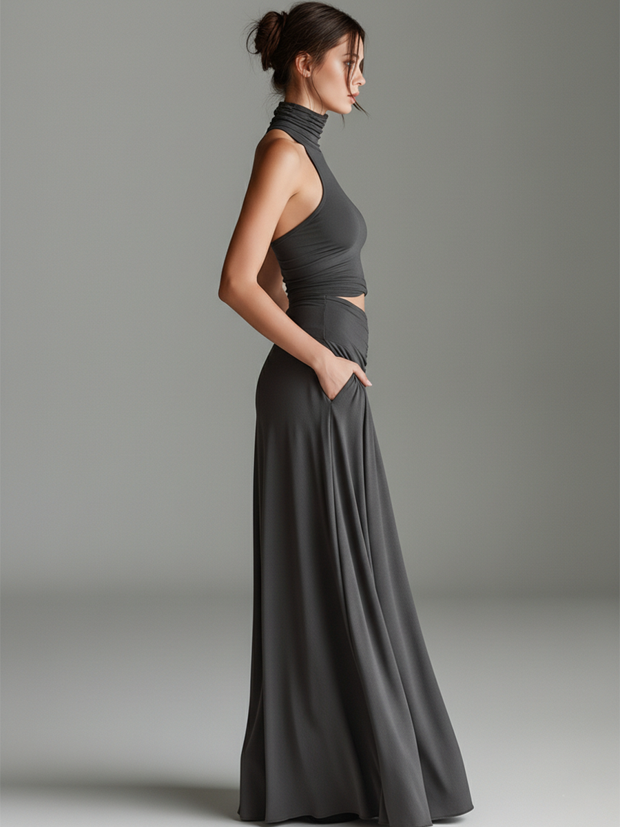Charcoal Gray Dress