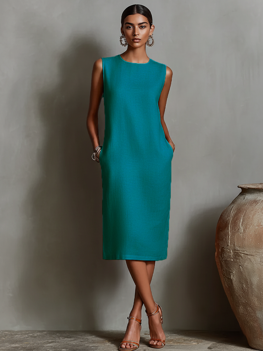 Linen Shift Dress